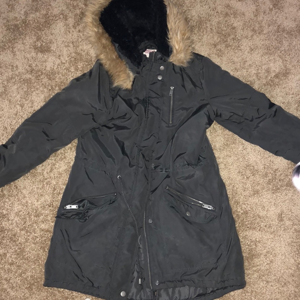 Black winter coat